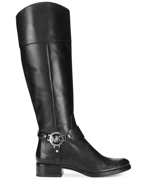 michael kors fulton harness boots luggage|MICHAEL Michael Kors Fulton Harness Leather Riding Boot, .